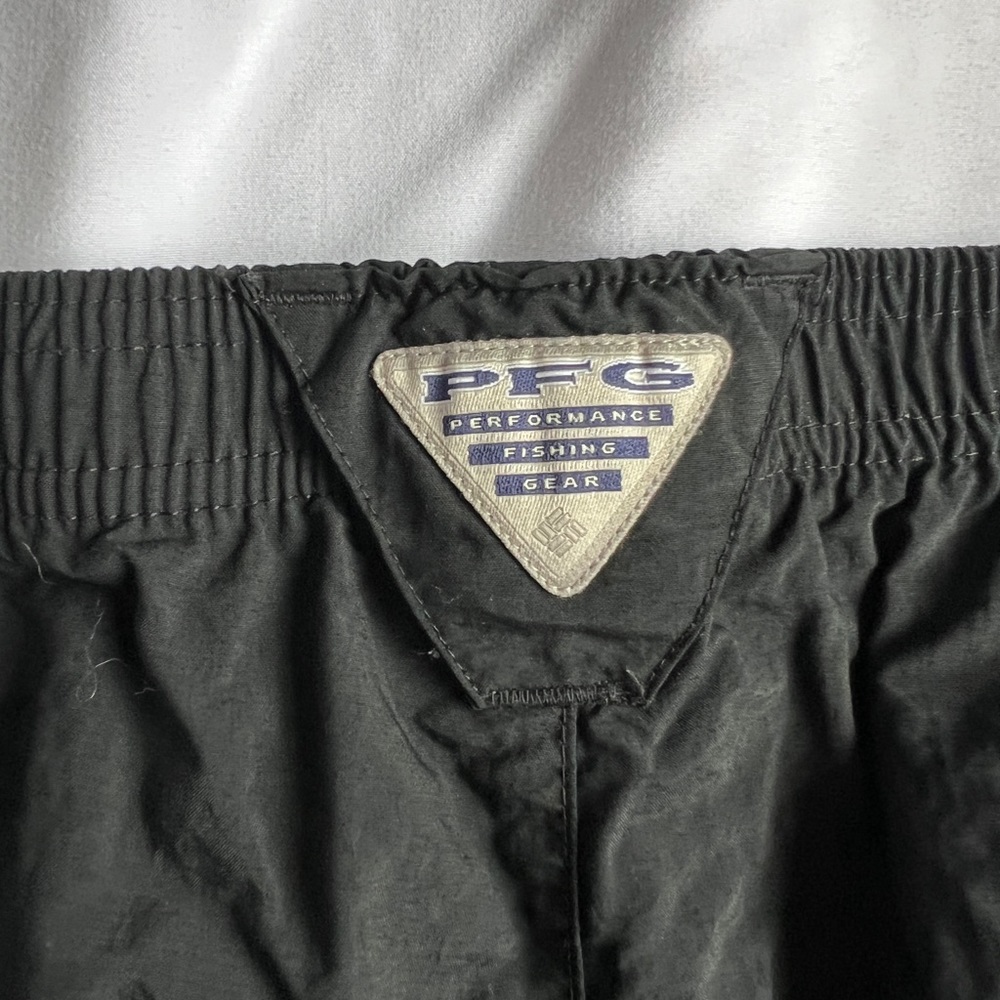 Men’s Elastic Waist Columbia Shorts Size XXL Black - Picture 7 of 8